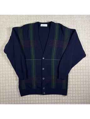 Marks & Spencer navy pure new wool cardigan med